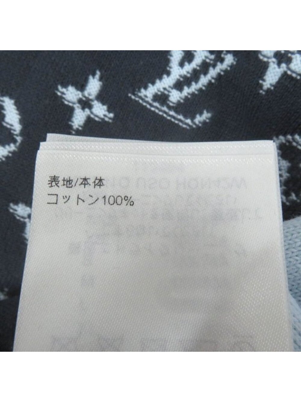 Louis Vuitton 2024 1 Afapp Monogram Gradient Crewneck Sweater Knit Blue Grey - Picture 7 of 9